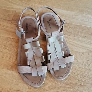 Stella Forest Nude Leather Sandals